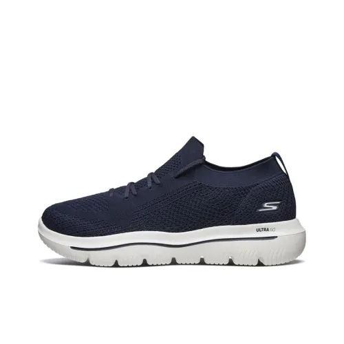 Skechers Go Walk Evolution Ultra Low Топ Повседневные Беговые кроссовки Мужские Морской синий