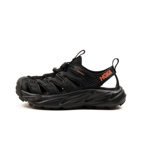 HOKA ONE ONE Hopara OG Hopara Поход Дышащий И Уносящийся Пляжные сандалии Женские Черный Пэчворк