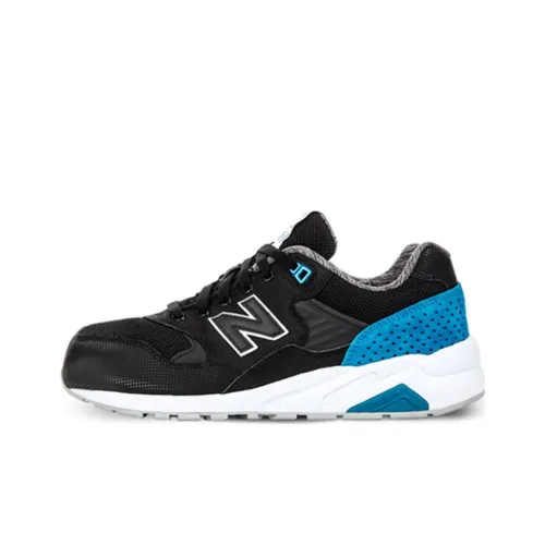 New Balance NB 580 Low Топ Марафон Беговые кроссовки Унисекс Черный Синий