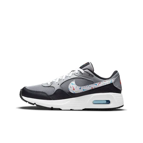 Nike Air Max SC Low Топ Беговые кроссовки Женские Серый Черный Белый
