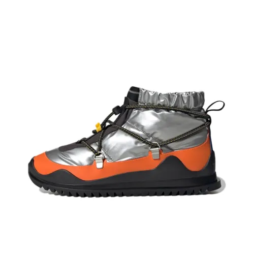 Stella McCartney x Adidas Cold.Rdy Slip-Resistant Abrasion-Resistant MID Топ Повседневные Беговые Кроссовки Женские Ярко-Серебристый