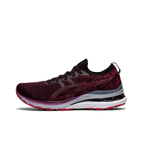 Asics Gel Kayano 28 Устойчивый к истиранию Низкий Топ Мужской Темно-Красный