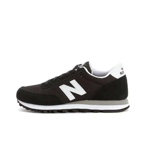 New Balance NB 501 Ретро Активный Лайфстайл Низкий Топ Беговые кроссовки Женские Черный Белый