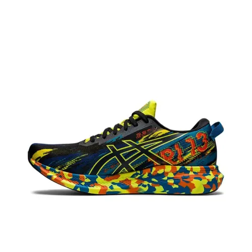 Asics Гель Noosa Tri 13 Low Топ Беговые кроссовки Мужской Черный Желтый