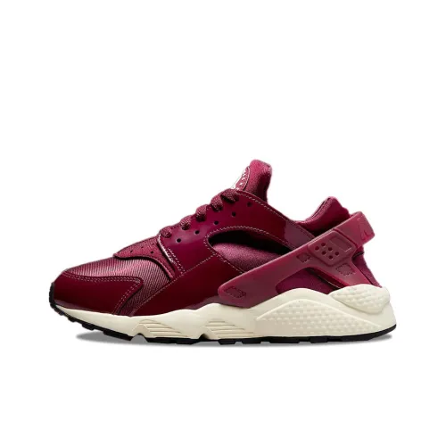 nike Huarache 'Темный Beetroot' Slip Resistant Abrasion Resistant Легкий Низкий Топ Повседневная обувь Женская Бургунди