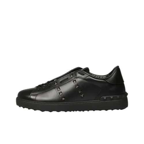 Valentino Rockstud Low Топ Стильные Скейтбординги Мужской Черный