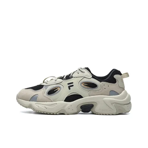 FILA FUSION Raccoon Низкий Топ Повседневный Мужской Серый Черный