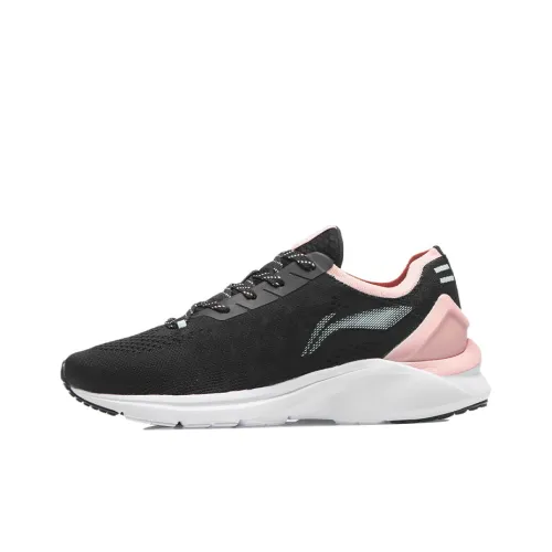 Подкладка YunQue противоскользящий легкий дышащий амортизация низкий топ беговые кроссовки женские черный розовый