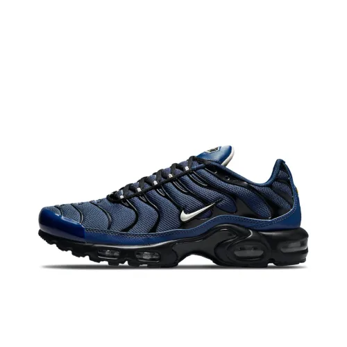Nike Air Max Plus Low Топ Беговые кроссовки Мужские Синий Черный