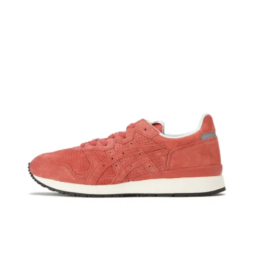Onitsuka Tiger Ally Износостойкие Низкие Беговые Кроссовки Унисекс Арбузно-Красный Красный