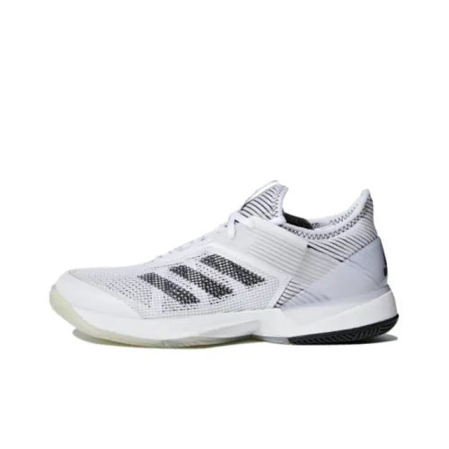 Adidas Adizero Series Устойчивые к истиранию Дышащие Низкие Кроссовки для тенниса Белый Черный