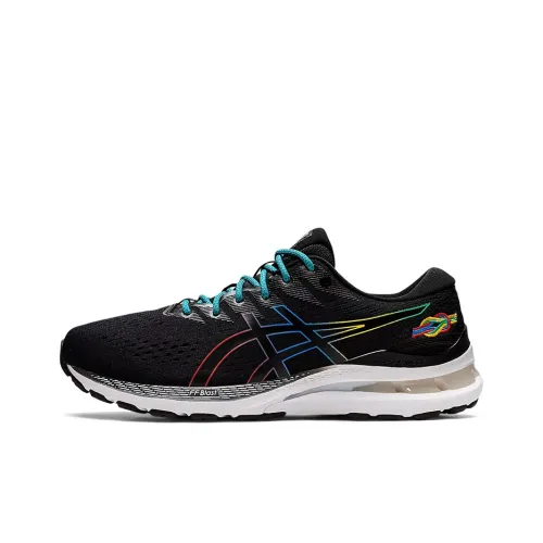 Asics Gel Kayano 28 Low Топ Беговые кроссовки Мужские Многоцветные Черные