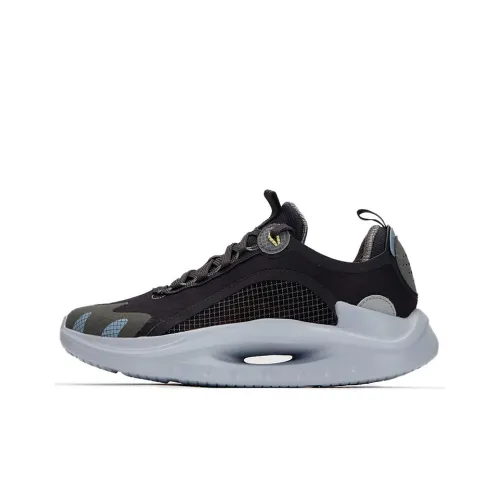 LINING Apocalypse Tianqi Амортизаторы Oтскок Низкий Топ Беговые кроссовки Мужской Landmark Серый