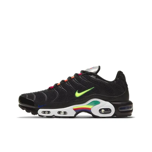 Nike Air Max Plus Low Top Marathon Беговые кроссовки Мужские Черный Многоцветный
