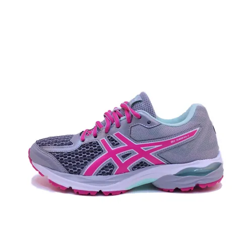 Asics Gel Nagoya 2 устойчивые к истиранию дышащие легкие низкие кроссовки для бега женские серо-розовые