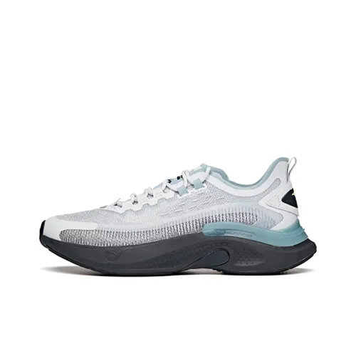 ANTA Fast Shock Absorbers Противоскользящие Устойчивые к истиранию Дышащие Низкие Топ Беговые кроссовки Мужские Серый Синий