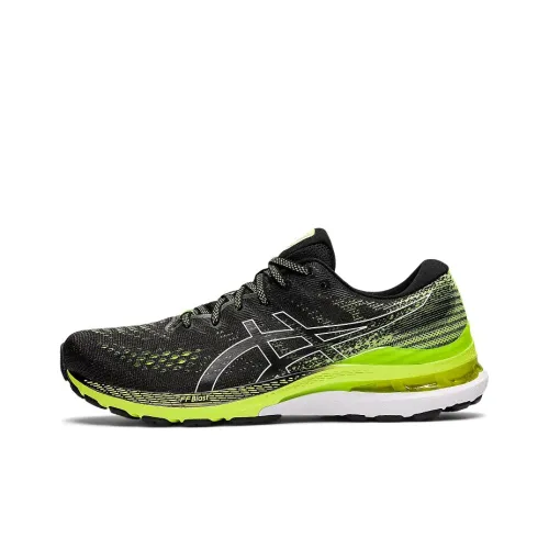 Asics Gel Kayano 28 Low Top Марафон Беговые кроссовки Мужские Зеленый Черный