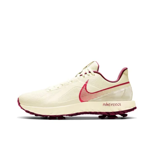 Nike Shock Absorbers Slip-Resistant Abrasion-Resistant Low-Top Беговые кроссовки Унисекс Бежево-красный