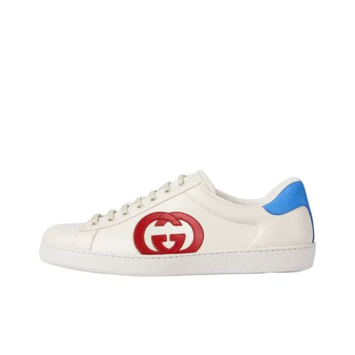 GUCCI Ace Стильные Скейтбординги Мужской Белый