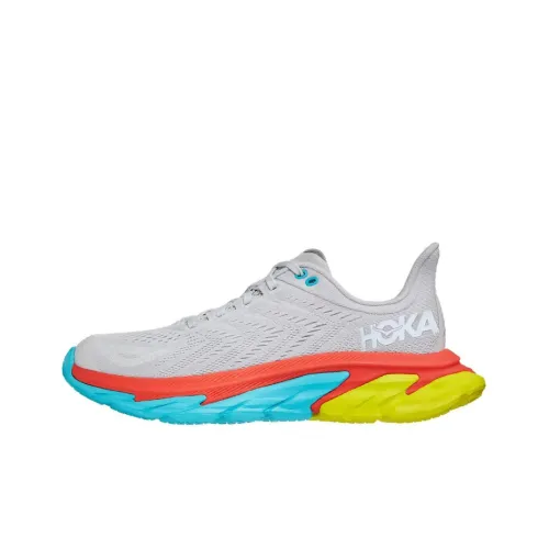 HOKA ONE ONE Clifton Edge Clifton Low Топ Беговые кроссовки Мужской Серый