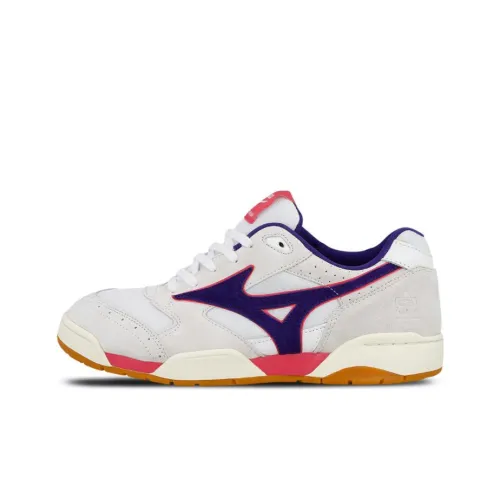 Mizuno Court SELECT OG Low Top Беговые кроссовки Унисекс Белый Фиолетовый