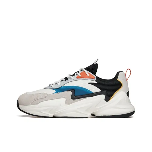 ANTA Life Collection Амортизаторы Slip-он Устойчивый к истиранию Низкий Топ Casual Мужской Серый Белый Черный