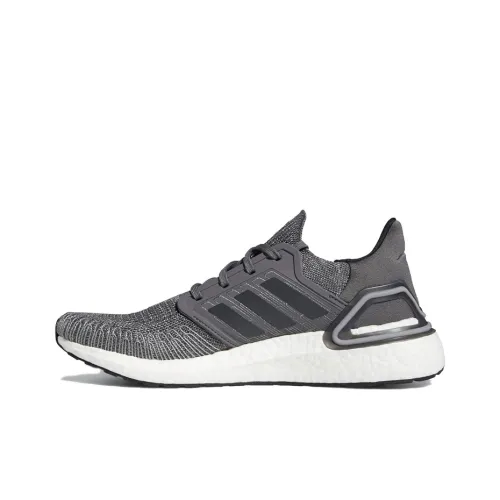 Adidas ULT Амортизация Износостойкий Низкий Топ Марафон Беговые Кроссовки Унисекс Серый Белый Черный