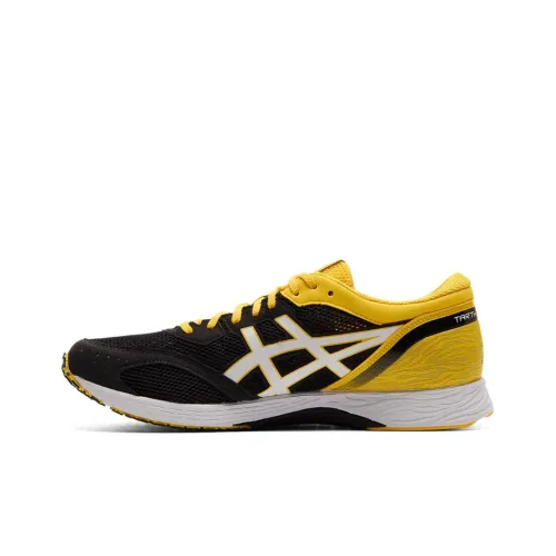 Asics Tartheredge 1 Low Топ Беговые кроссовки Мужские Черные Желтые