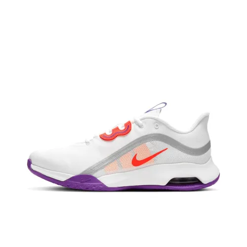 Nike Air Max Volley Abrasion Resistant Дышащий Легкий Низкий Топ Кроссовки для тенниса Женские Белые Красно-фиолетовые