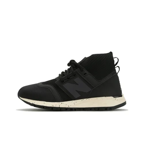 New Balance NB 247 MID Топ Повседневные Беговые Кроссовки Женские Черные