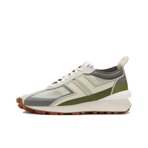 Lanvin Bumpr Low Топ Повседневная обувь Мужская Серый Зеленый