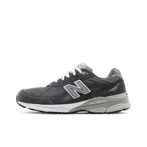 KITH x New Balance NB 990 V3 Low Топ Повседневные Беговые Кроссовки Унисекс Темно-Серый