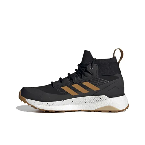 adidas Terrex FREE HIKER GT Дышащий MID Топ Походная обувь Мужская Черная Коричневая