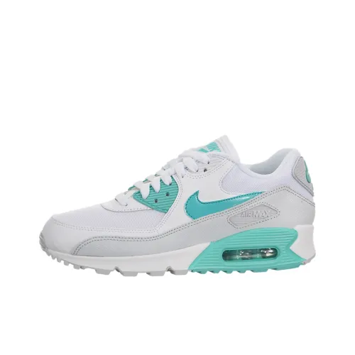Nike Air Max 90 Low Топ Беговые кроссовки Женские Белый Зеленый