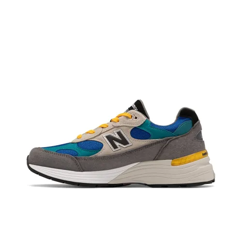 New Balance NB 992 Low Топ Тренировочные Беговые Кроссовки Унисекс Синий Серый