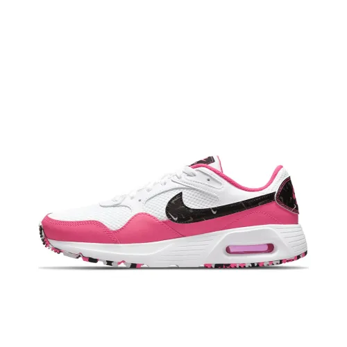 Nike Air Max SC Low Топ Беговые кроссовки Женские Розово-белый