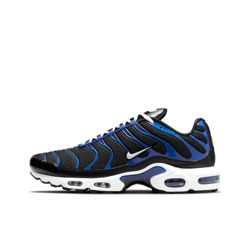 Nike Air Max Plus Low Топ Беговые кроссовки Мужские Черные Синие
