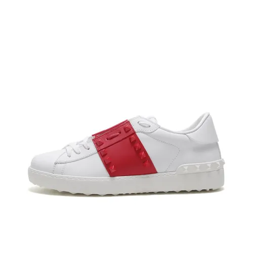 Valentino Rockstud Low Топ Скейтборд Кроссовки Мужские Белые