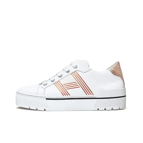 HERMES Dare Low Топ Стильные Скейтбординги Женские Белые