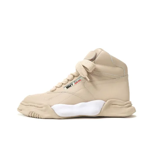 MIHARA YASUHIRO Freddie High Топ Стильные Скейтбординги Unisex Light Умбра