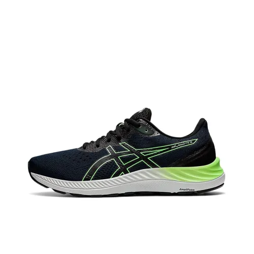 Asics Гель Excite 8 Low Топ Беговые кроссовки Мужские Синие Зеленые
