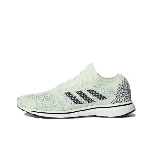 Adidas Adizero Prime Устойчивые к истиранию Низкие Беговые кроссовки Унисекс Авиационные Зеленые