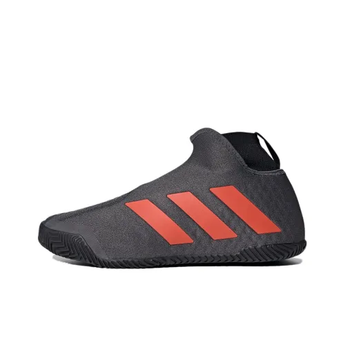 Adidas Stycon Шокабойеры Противоскользящие Устойчивые к истиранию Низкий Топ Беговые кроссовки Мужские Серый Оранжевый