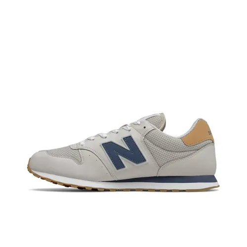 New Balance NB 500 Low Топ Беговые кроссовки Мужской Серый Синий