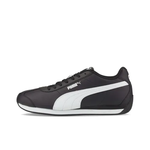 PUMA Turin 3 Амортизация Устойчивый к истиранию Легкий Низкий Топ Casual Унисекс Черный Белый
