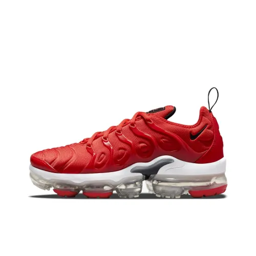 Nike Vapormax Plus Low Топ Беговые кроссовки Мужской Университетский красный