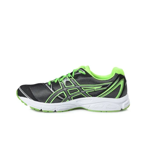 Asics Patriot 6 Устойчивые к истиранию Низкие Беговые кроссовки Мужские Черные Зеленые