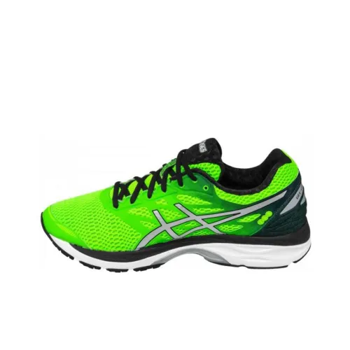 Asics Gel CUMULUS 18 Low Топ Беговые кроссовки Мужские Зеленый Черный