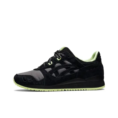 Asics Gel Lyte 3 Low Топ Беговые кроссовки Мужские Черные Серые