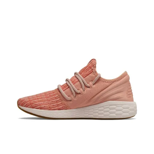 New Balance NB Свежий Пена Устойчивый к истиранию Дышащий Низкий топ Беговые кроссовки Женские Апельсин